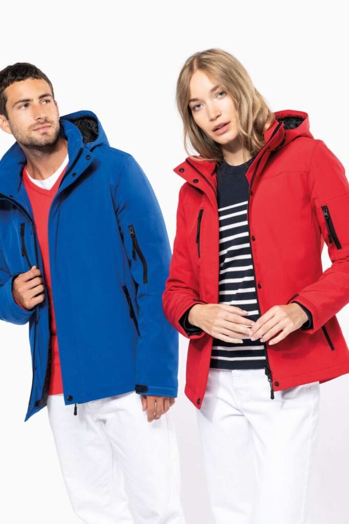 LADIES’ HOODED SOFTSHELL LINED PARKA - Image 5
