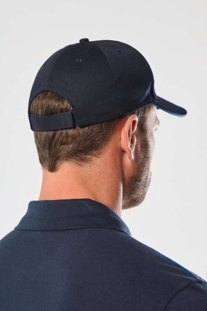 OEKOTEX CERTIFIED 6 PANELS CAP WITH SANDWICH PEAK - Image 3