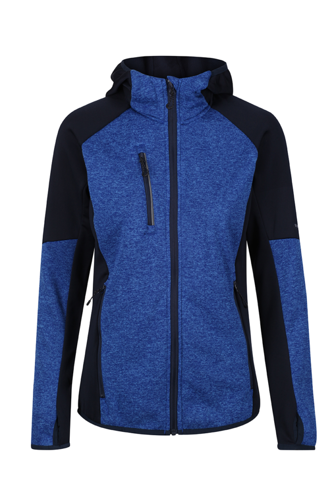 WOMEN'S X-PRO COLDSPRING II HYBRID PERFORMANCE STRETCH HOODED FLEECE JACKET - Image 2