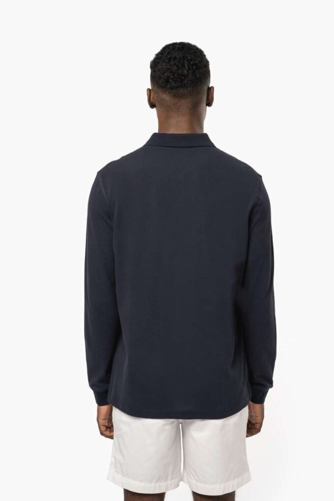 MEN’S ORGANIC 180 PIQUÉ POLO SHIRT LONG SLEEVES - Image 6