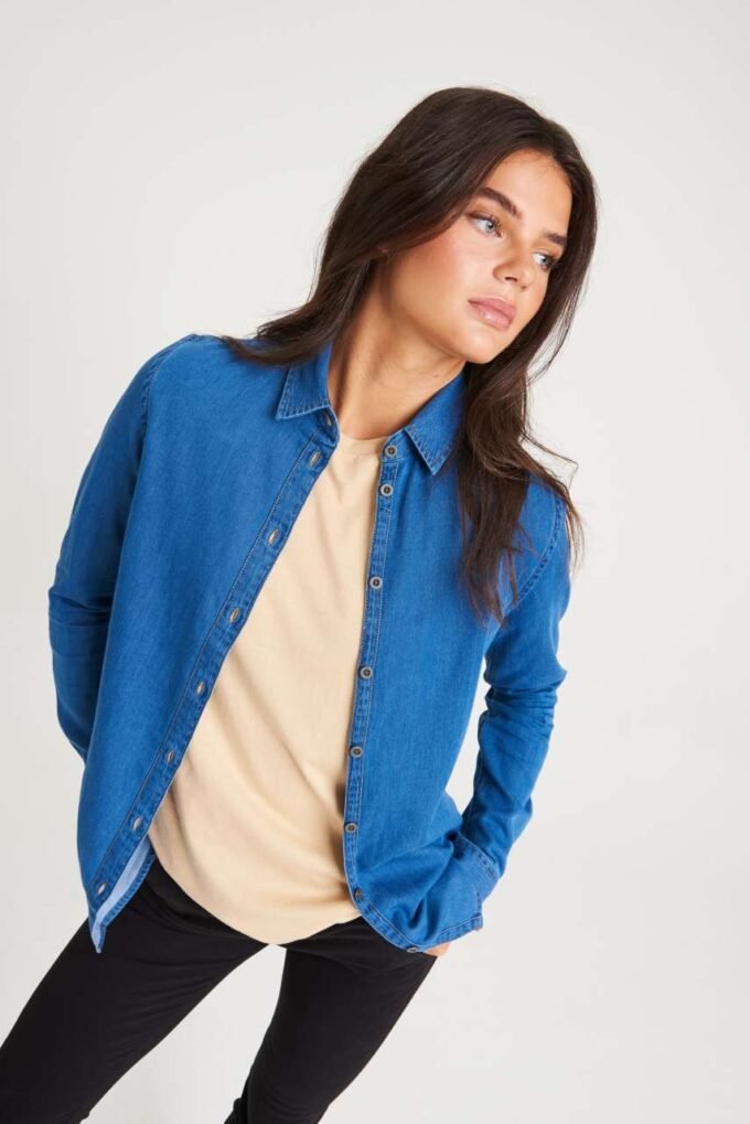 LUCY DENIM SHIRT - Image 3