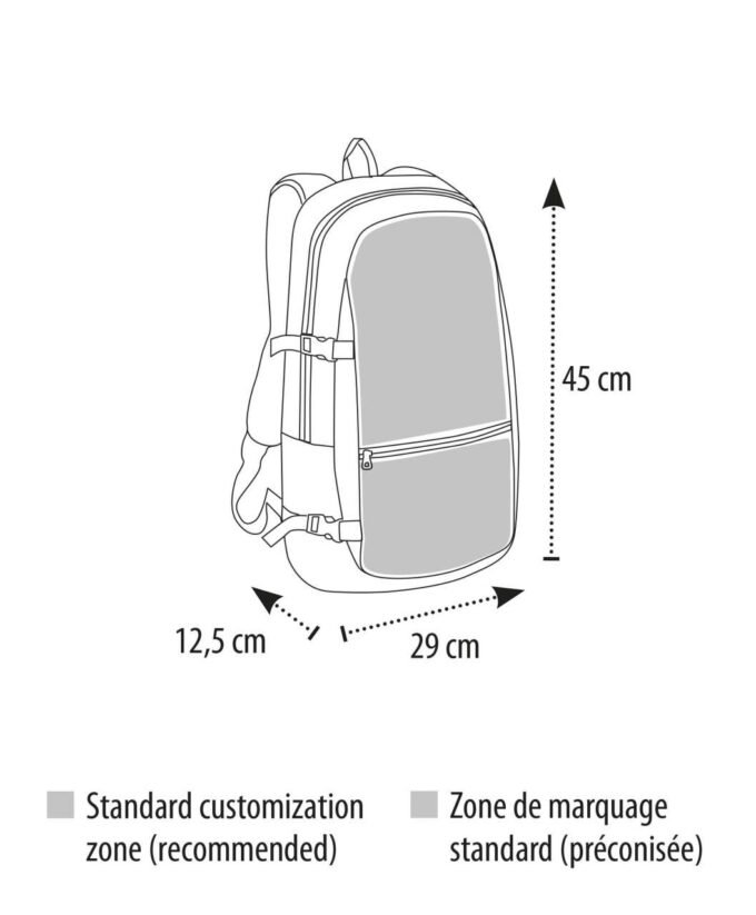 SOL'S WALL STREET - 600D POLYESTER BACKPACK - Image 2