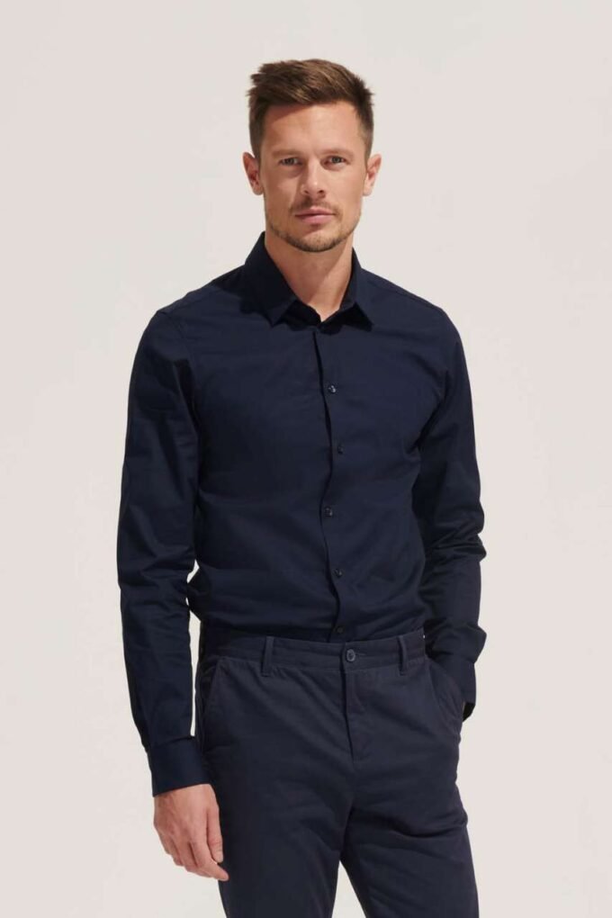 SOL'S BLAKE MEN - LONG SLEEVE STRETCH SHIRT - Image 3