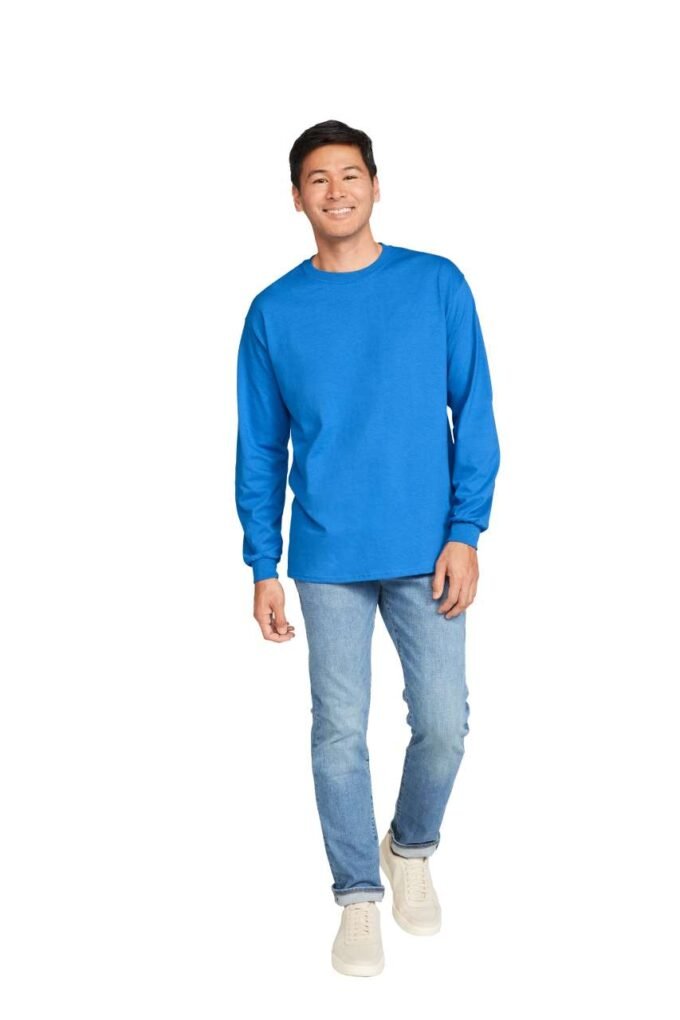GILDAN® HEAVY COTTON™ ADULT LONG SLEEVE T-SHIRT - Image 2