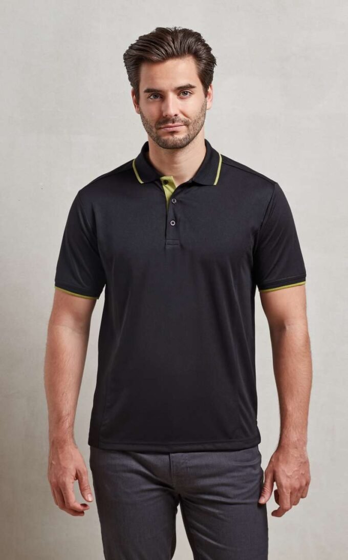 MEN’ S CONTRAST COOLCHECKER® POLO - Image 3