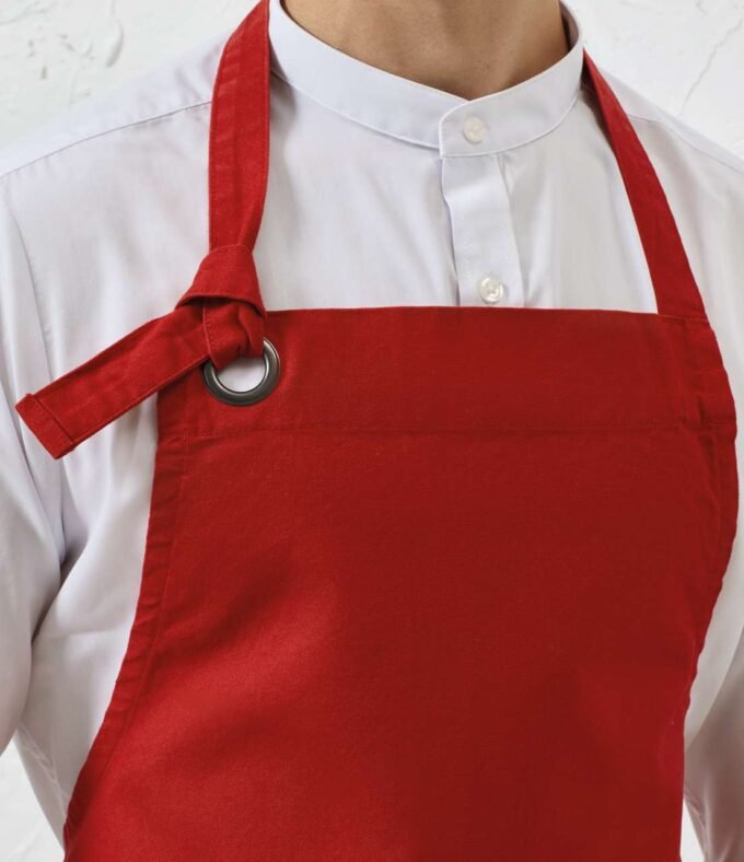 'CALIBRE' HEAVY COTTON CANVAS BIB APRON - Image 4